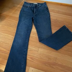 Madewell jeans skinny flare